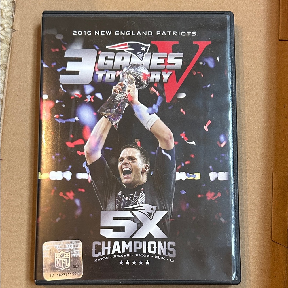 New England Patriots 5X Champions DVD